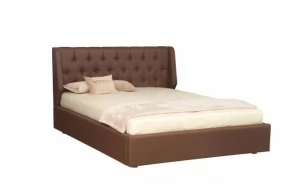 Кровать Дионис ш. 160 (жаккард шоколад)/осн.