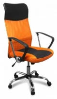 Кресло офисное 8011-MSC (аналог 0030В) Оранжевый